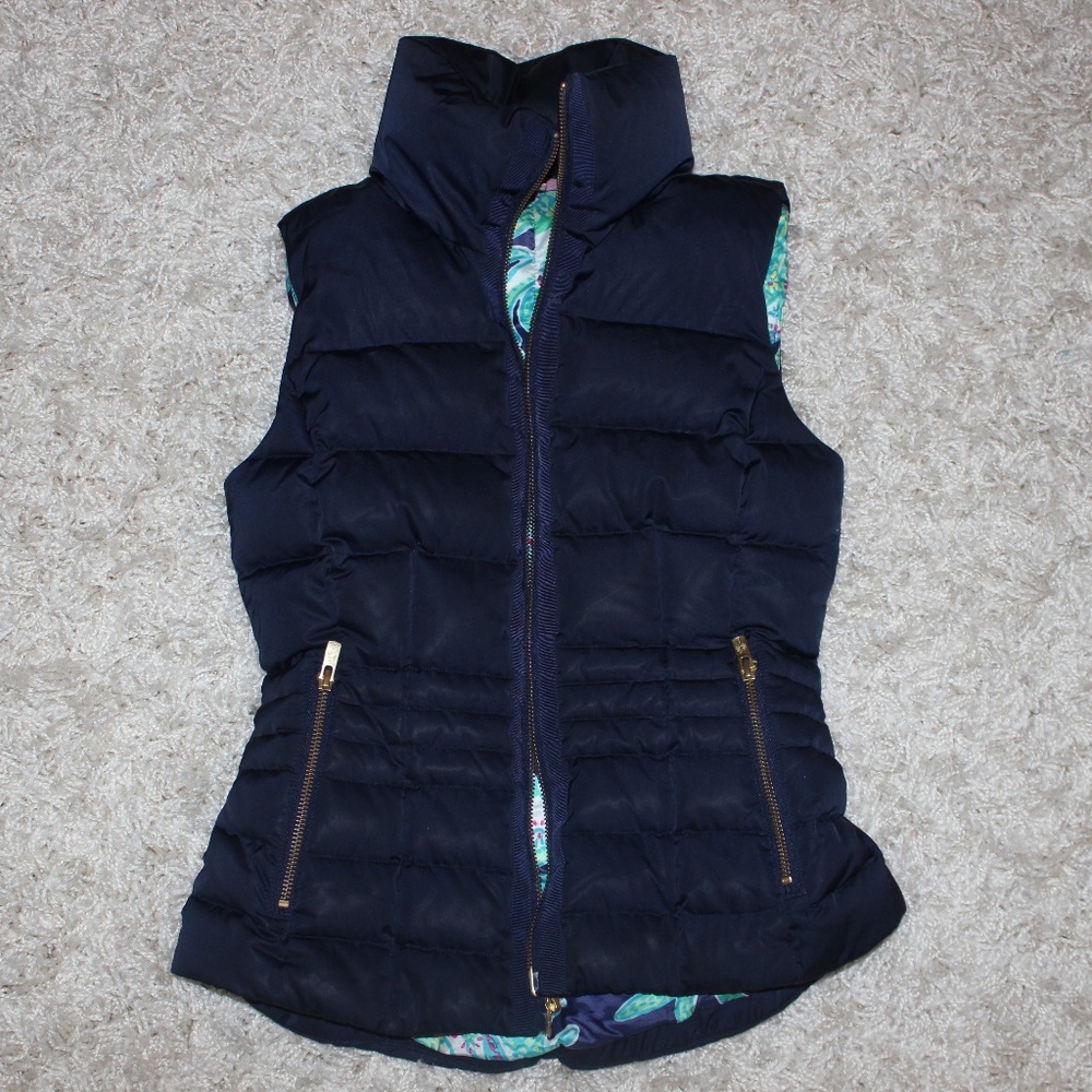 Lilly Pulitzer Extra Small Zipup Vest
